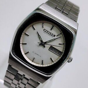 Fine Vintage Citizen Automatic 21-Jewels Day & Date Japanese Men's Genuine Watch